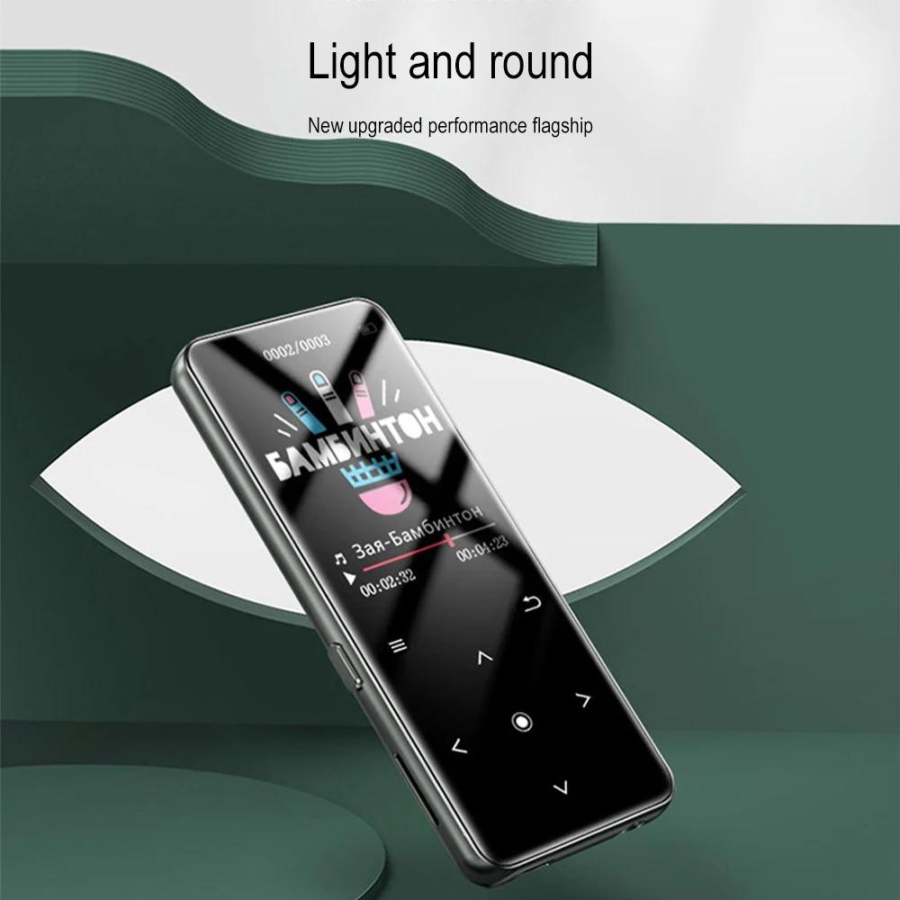 2025 Новый MP3-плеер Bluetooth 5.0 MP4-плеер HiFi Lossless Music Player Портативный аудиоплеер Walkman с FM/электронной книгой/диктофоном/Mp3