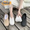 Versatile Hollow Woven Shoes Lightweight Soft-soled Breathable Mesh Shoes 2025 Summer New Versatile Casual One-pedal Lazy Shoes