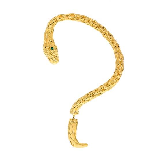 1 шт., серьги-манжеты в форме змеи, ретро серьги с маленькими животными, серьги тонкой работы, модные аксессуары