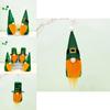 Celebrate St. Patrick's Day With Gnomes Plush Toy Shamrock Faceless Gonk