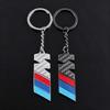 WDFA1 1Pcs Metallic Car M Emblem Styling Auto Keychain Accessories For BMW E90 G80 M3 G30 M5 F82 F83 F20 F21 G42 F95 F96 G06 G07 M2 M4