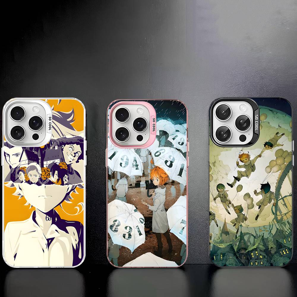 Чехол для телефона The Promised Neverland для iPhone 17 16 15 14 13 12 11 Pro MAX Plus Цветной Матовый Задний Чехол