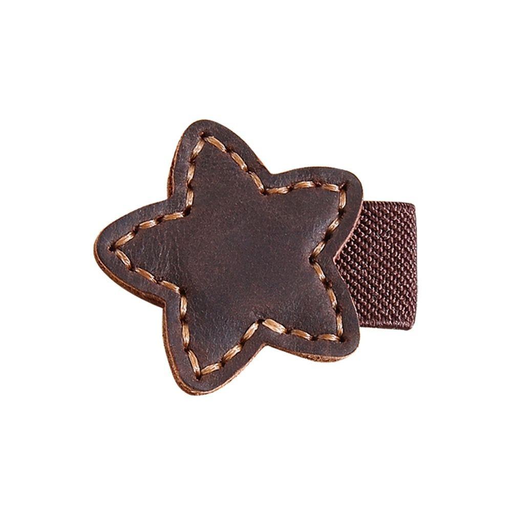 Pen Clip Reading Page Mark Double-sided Page Divider Retro Magnetic Star Bookmark Students