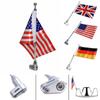Universal For Harley Sportster XL883 XL1200 Touring Road King Motorcycle Rear Side Mount Luggage Rack Vertical Flag