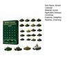 2025 WWII Tank Advent Calendar 24 Days Christmas Countdown Calendar with 24 Iconic WWII