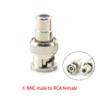Преобразование серии BNC Разъем RCA BNC Разъем коаксиального кабеля RF Тестовый преобразователь