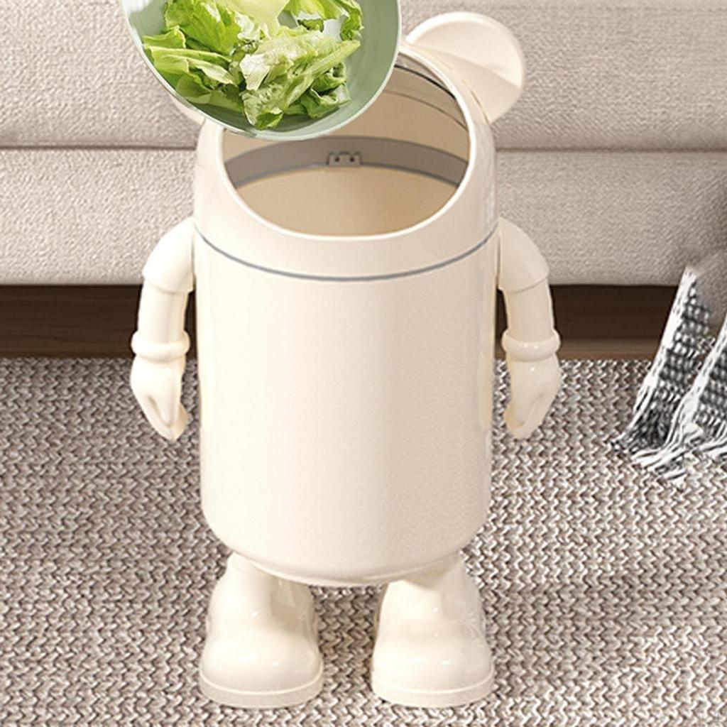 Мусорное ведро для ванной комнаты, контейнер для мусора, мультяшный медведь, бумажная корзина, ведро для хранения для отеля