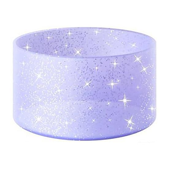 Silicone Cup Sleeve Glitter Anti-Slip Heat Insulation Cover Lightweight Water Bottle Pad