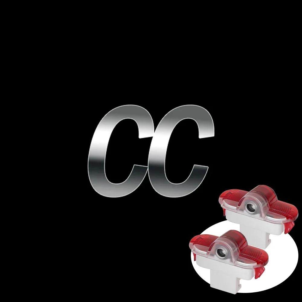 hijk1 ·2PCS Led Car Door Welcome Lamp Wireless Laser Projector Logo Night Light For Volkswagen VW Lavida Touran Caddy Beetle Golf Bora