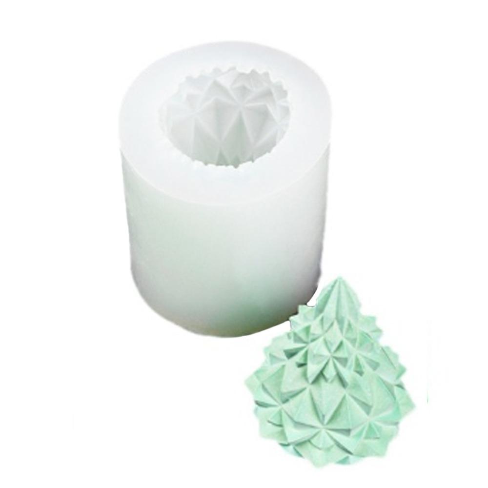 DIY Candle Mould Silicone Soap Mold Gypsum Christmas Tree Candle Mold Candle Making