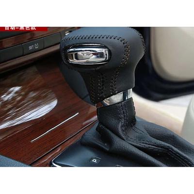 Кожаный чехол на ручку КПП для Skoda Octavia Superb Fabia Superb, ручная прошивка, для автоматической коробки передач