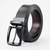 Мужской ремень с вращающейся пряжкой из коровьей кожи, универсальный деловой ремень для молодежи и людей среднего возраста