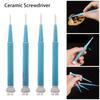 1Pcs Non-Conductive No-Magnetlc Ceramic Screwdriver CD-15/20/25/100 Slotted Cross Screwdriver
