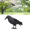 Plastic Crow Hunting Decoys Garden Bird Deter Scarer Scarecrow Mice Pest Control Deterrent Repeller Decor For Bird Control