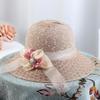 Three Dolphins DU Women's Summer Floral Wide-Brim Sun Hat