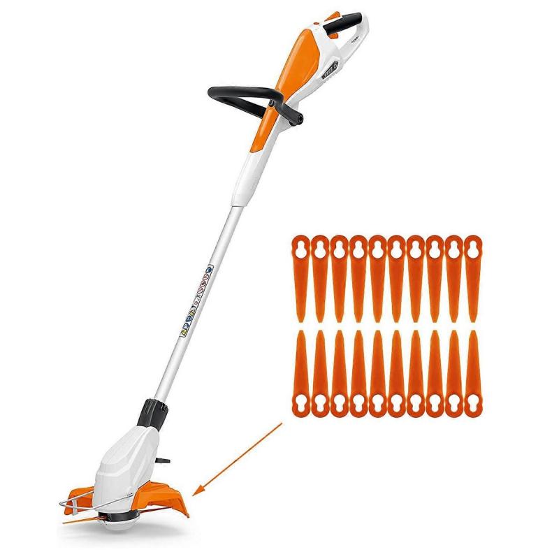 100Pcs for STIHL Polycut 2-2 ABS Cutting Blades Lawn Mower Replacement Parts