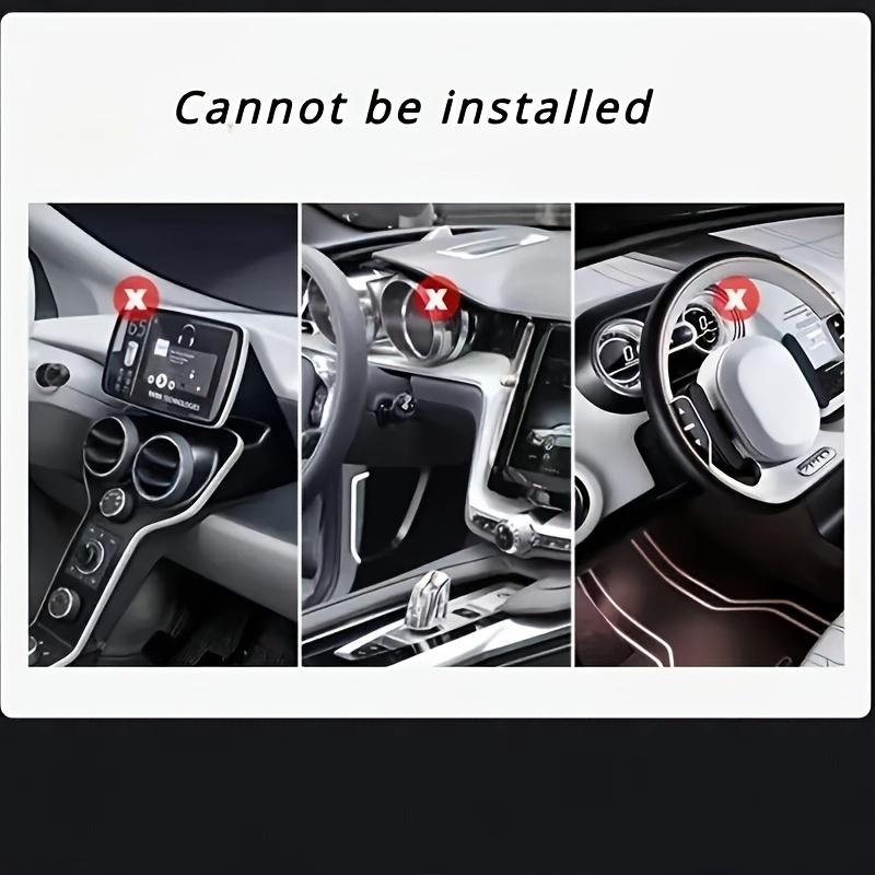 Dashboard Car Mobile Phone Holder Buckle Type In-car Clip Rotary Navigation Mobile Phone Holder
