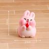 Милая кукла Кролик Миниатюрные фигурки Автомобиль Украшение Статуэтка Животных Кукольный Домик Сделай Сам Кролик Украшения Поделки Мини Животные Поделки