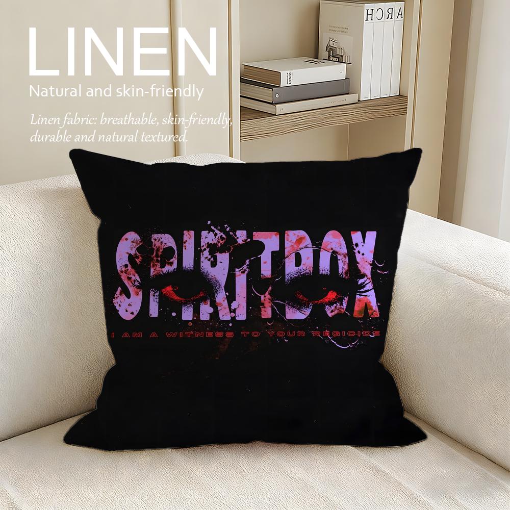 Music Spiritbox Cushion Cover Pillowcase Set Pcs x x Breathable Washable Sofa Cushion Cover