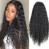 30 Inch Synthetic Long Deep Wave Wigs for Black Women Afro Kinky Curly Hair Wigs for Girl Heat Resistant Cosplaly Party Wigs