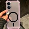 Чехол-желе с магнитным кольцом для Samsung Galaxy S25 Edge, противоударный, с защитой углов (подушки безопасности)
