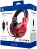 Игровая гарнитура Bigben Gaming V3 (PS4) красный