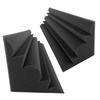 Muslady 4 PCS Acoustic Foam Panels High Density Sound Isolation Fire Retardant Bass
