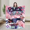 Alien Stage Cartoon Scene Print Flannel Blanket Spring  Soft Bedding Throws for Children Bedroom Fluffy Bedspread Sofa Bed Cover