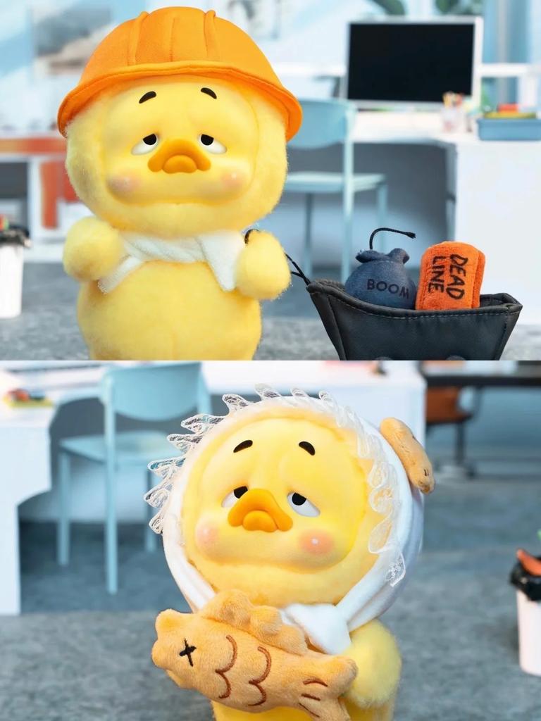 2024 Upsetduck Милая серия уток Плюшевая кукла Игрушки Кавайная фигурка-модель Куклы Игрушки Сюрприз Подарки Девочка