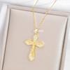 Cross Necklace Female Retro Punk Versatile Micro-Inlaid Zircon Pendant Exquisite Collarbone Chain