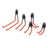5Pcs Set 40kg Garage Storage Double Hooks Heavy Duty Wall Mount Bicycle Holder Hanger for RV Basement Chair Ladder