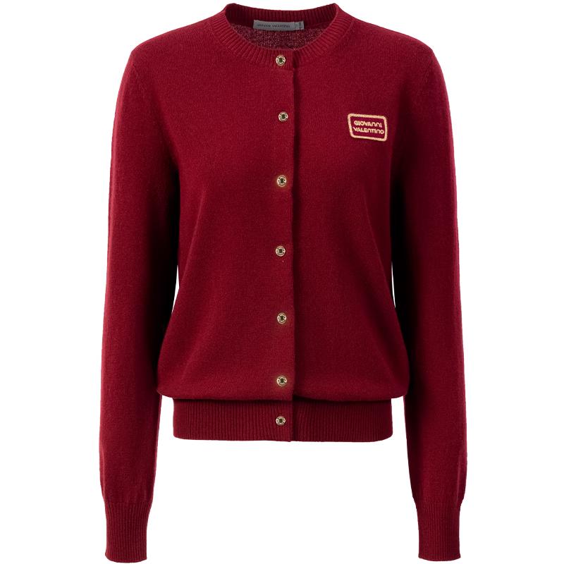 Giovanni Valentino Women's Pure Wool Knit Top