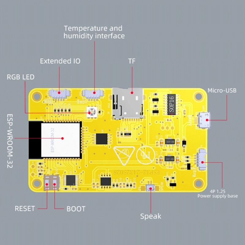 2,8-дюймовый модуль дисплея ESP32 Резистивные сенсорные экраны ESP32-2432S028 240x320 LCD TFT LCD модуль Для домашних проектов