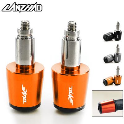 Алюминиевый руль мотоцикла с ЧПУ, торцевая заглушка, балансировочная накладка, модифицированный аксессуар, оранжевый для KTM Duke 125 200 250 390 690