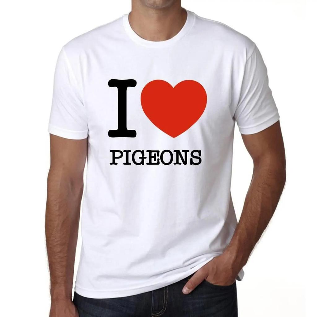 Pigeons T Shirt Unisex Animal Vintage Streetwear Soft Stretched Homme Casual Breathable Stylish Versatile Comfortable