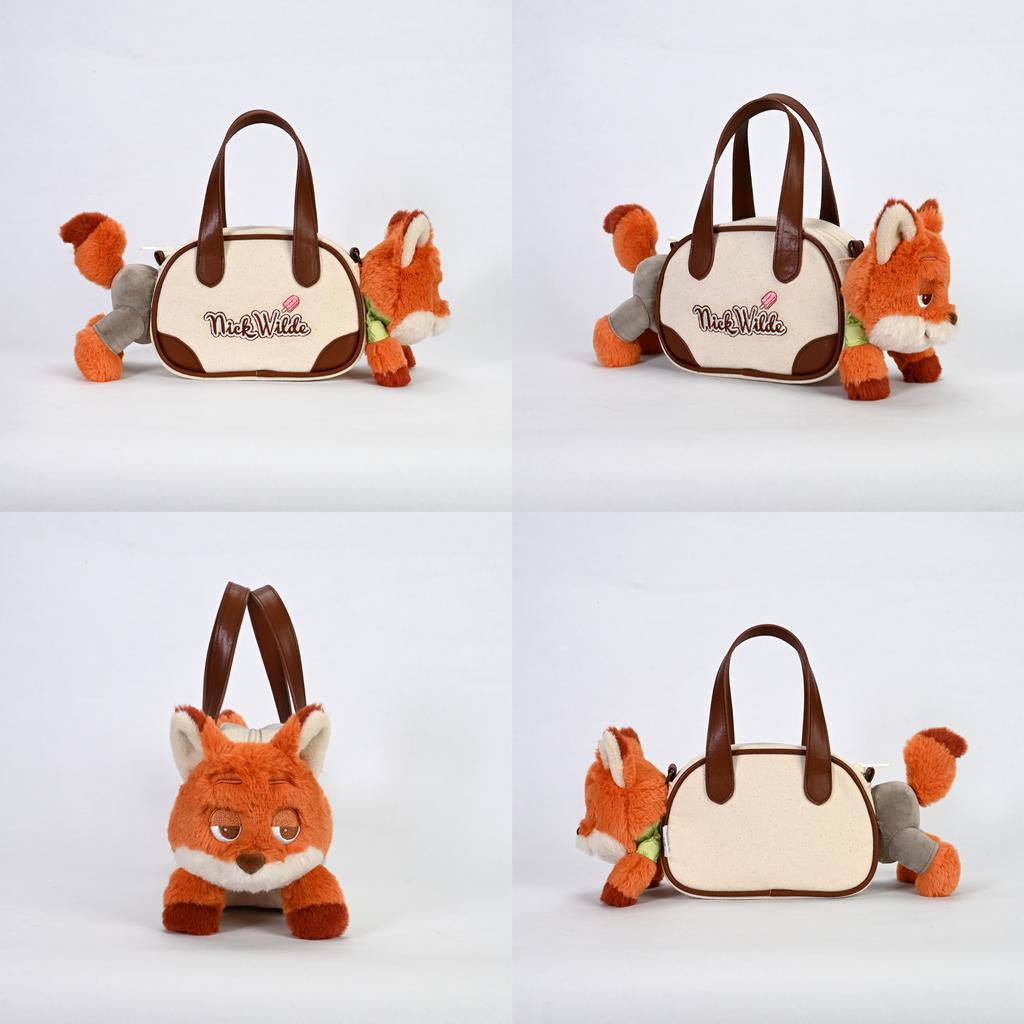 Zootopia Nick Wilde Plush Toy Handbag - Cute and Large Capacity 0173 KTB