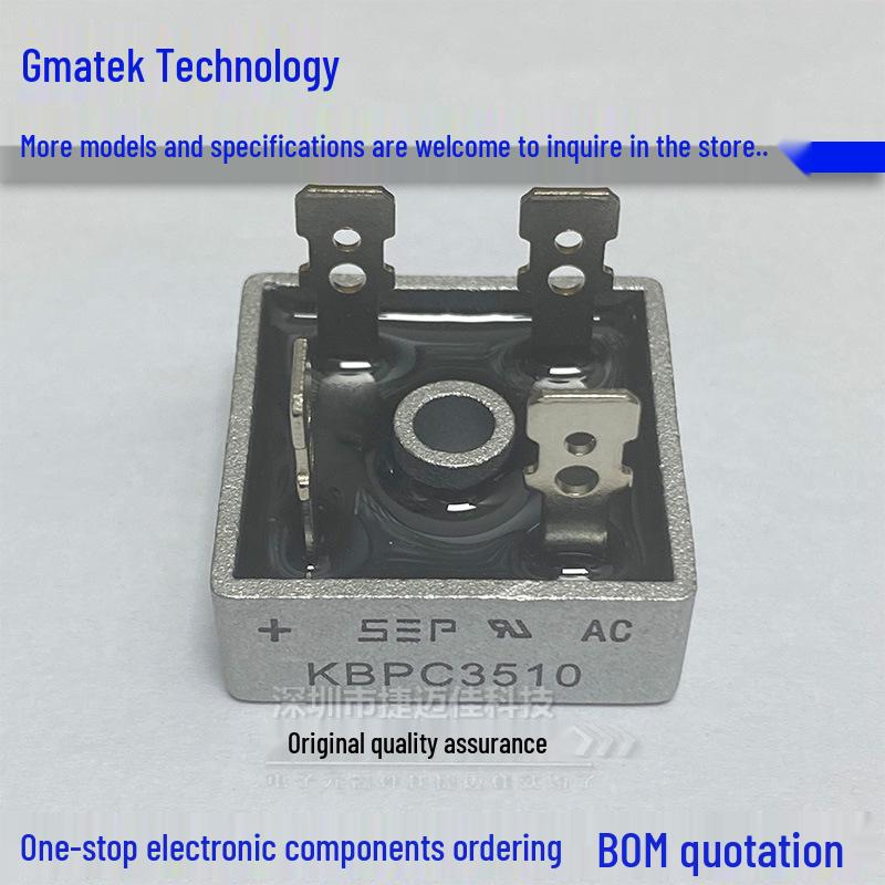 KBPC3510 DIP 35A/1000V Квадратный мостовой выпрямитель, Оригинальный кремниевый выпрямитель.