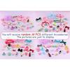 15/20/25pcs Pet Shop Lovely Accessories,Clothes Hat Bear Food Collar Necklace Bow Hat for Collectible,Compatible with Lps Toys