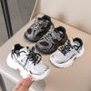 Children's Shoes 2025 Autumn New Boys Velcro Sneakers Mesh Breathable Girls Running Shoes Versatile
