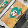Mouse Pads Extended Gamer Anime P-Pokemon Rowlet Desk Mats Laptop Office Cabinet LockEdge Gaming Accessories Keyboard Rubber Mat