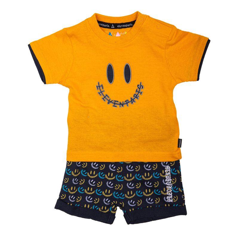 Комплект из шорт и футболки с принтом Ребенок, Малыш ELEVEN PARIS
