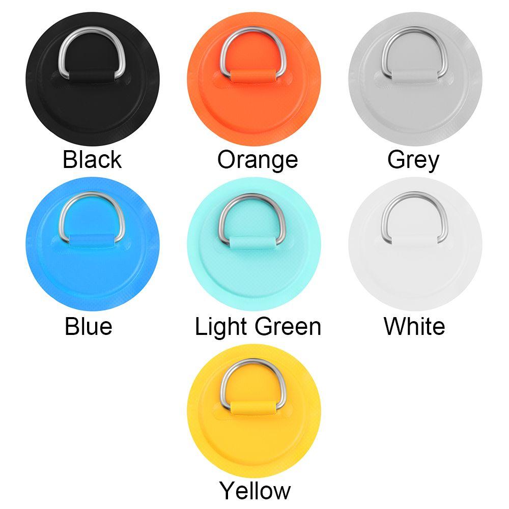 Pad Stainless Steel Raft Dinghy D Ring Pad/Patch Kayak Surfboard SUP Tie Down Inflatable Boat Patch