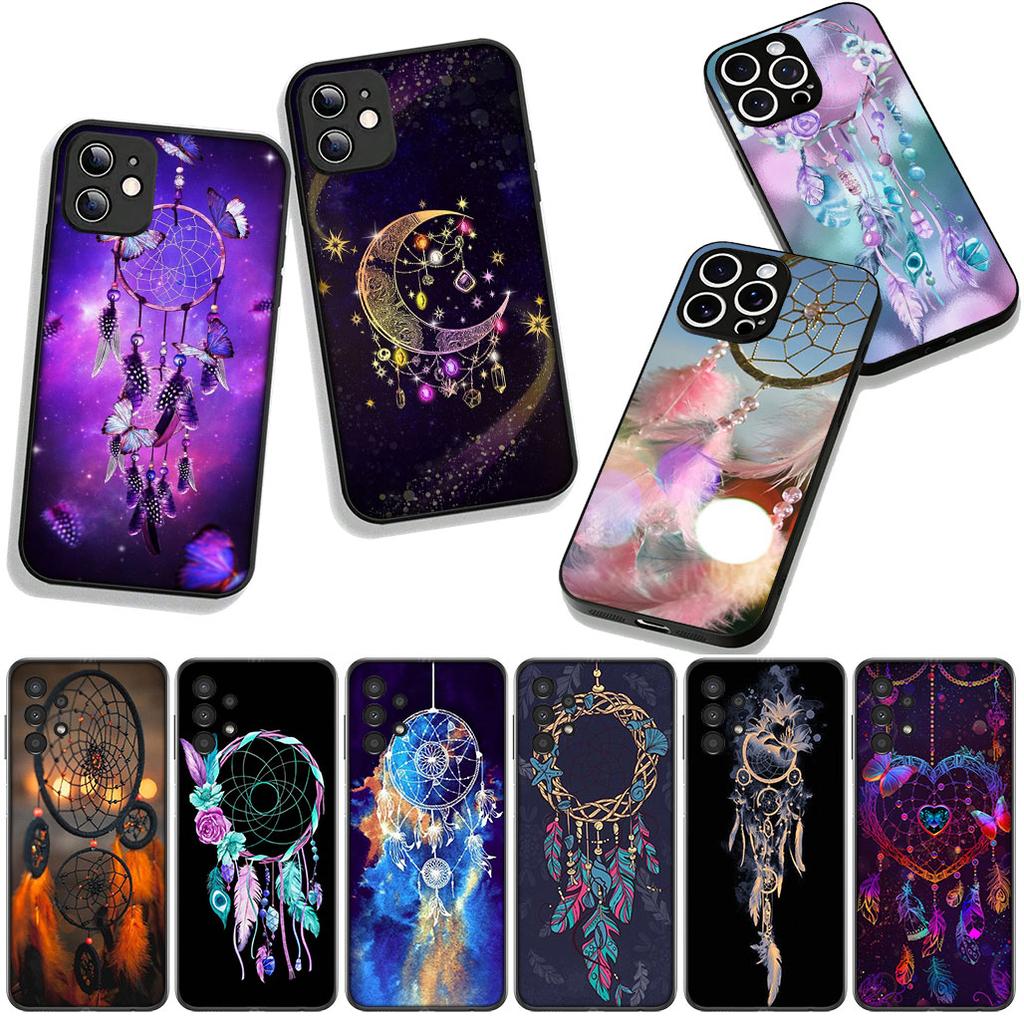 for Samsung Galaxy A25 A37 A57 A12 A14 A50 A51 A70 A71 A72 A04 M15 Note 20 9 8 10 Case Watercolor Dreamcatcher Dream Catcher