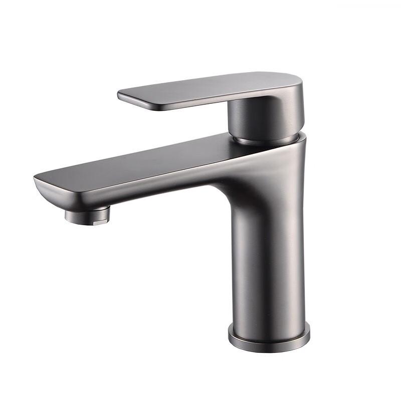 VEMUSE Gunmetal Grey Stainless Steel Basin Faucet