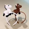 Pony Horse Headband Cartoon New Year Headpiece Funny 2026 New Year Headband  Party Decoration