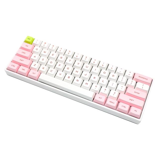 60% 61 Keys NKRO Gateron Optical Axis Type-C Wired RGB Backlight Mechanical Gaming Keyboard