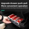 LUCKEASY For Tesla Model Y 2017-2023 Under Seat Storage Box Organizer Drawer Holder TPE Storage Lower Box Car Accessories