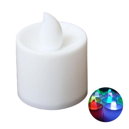 1/3/6/24 шт./компл. небольшой чайный восковой светильник, красивый без тепла для вечеринки