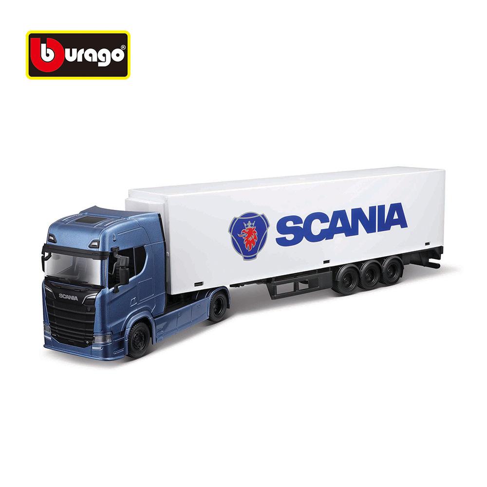 1:43 Volvo FH16 Actros Сплав Грузовик Модель Автомобиля Контейнеровоз Контейнер Инженерный Транспортный Средство Коллекция Детские Игрушечные Автомобили Подарки