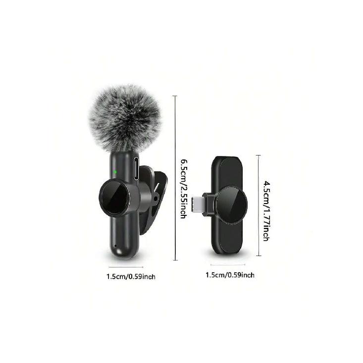 K61 Wireless Lavalier Microphone Mini Microphone Suitable for Mobile Live Streaming Video Recording and Recording 7